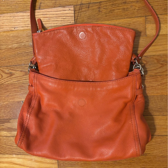 Kate Spade Cobble Hill Little Minka bag Orange Leather Shoulder Bag - Picture 3 of 11